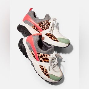Cheetah Sneakers - 7.5 - never worn